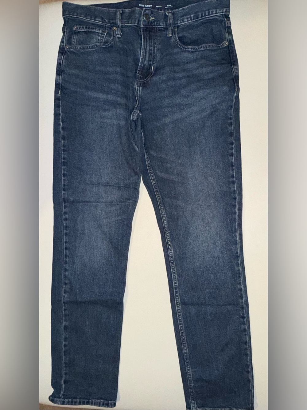 Old Navy Blue Slim Built-In-Flex Jeans
